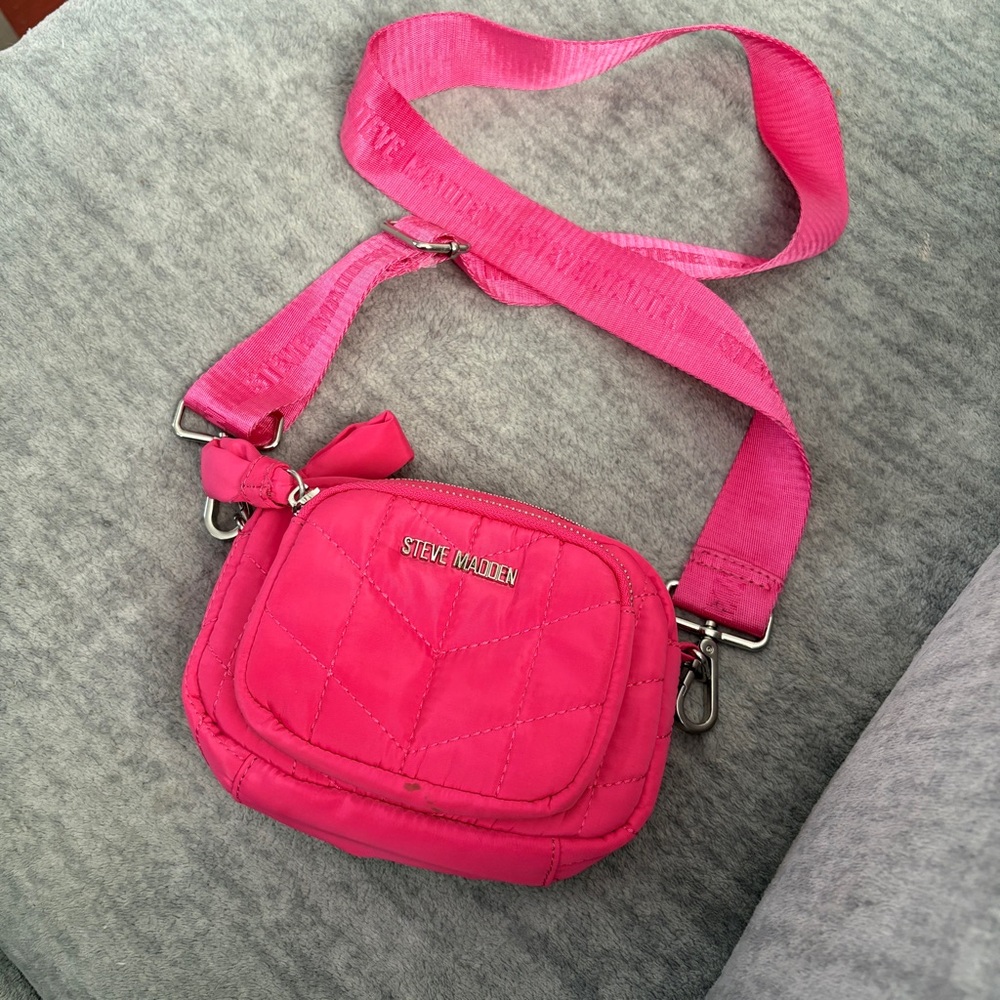 Steve Madden Fuchsia Crossbody Bag